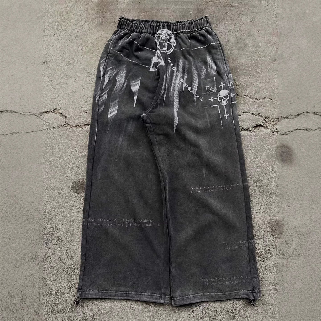 Hooded Sweatshirt and Pants Two-Piece Set