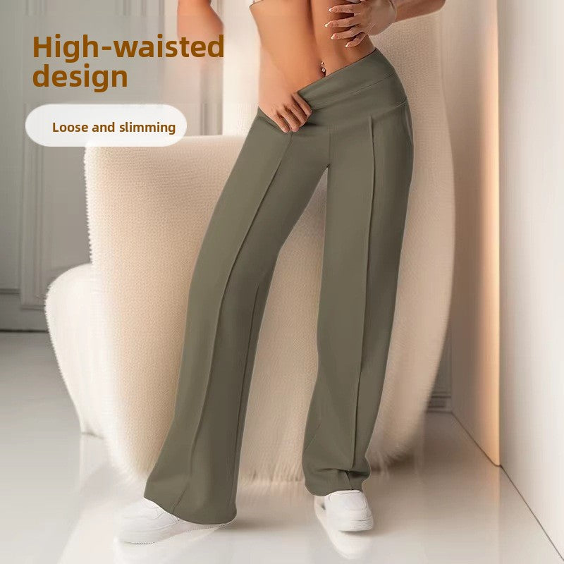 High Waisted Loose Casual Sports Yoga Pants