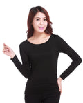 A long-sleeved full-body base layer shirt