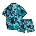 Hawaiian Beach Shirt and Shorts Set for Men