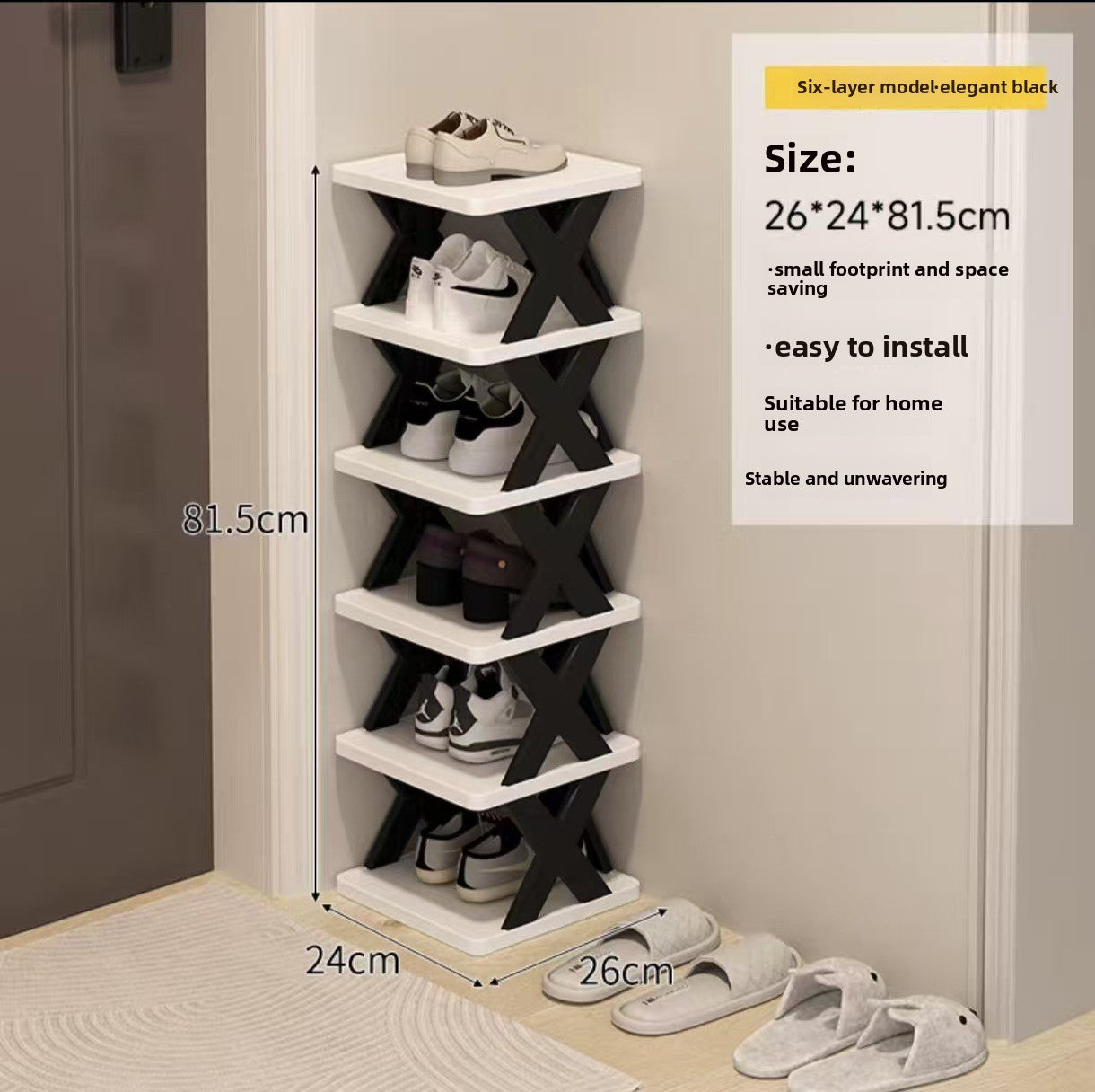 Multilayer Corner Shoe Rack