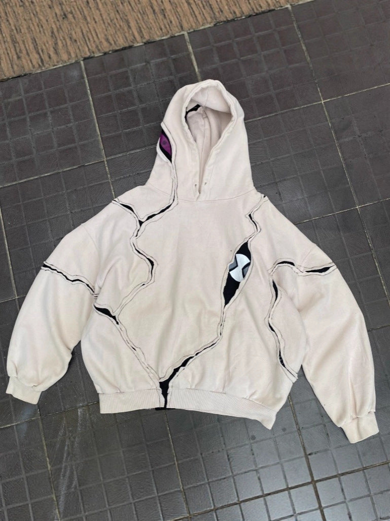 Mens Printed Pullover Hoodie