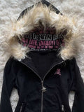 Gothic Embroidery Hoodie Womens Sweater