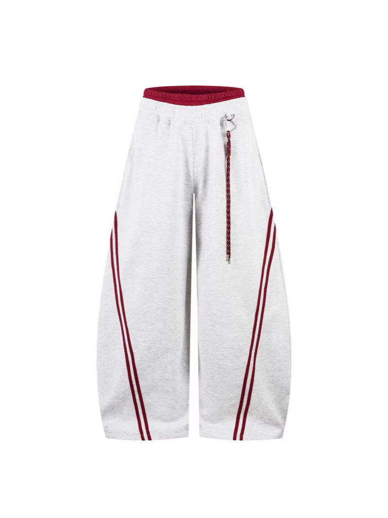 Retro Striped Casual Pants