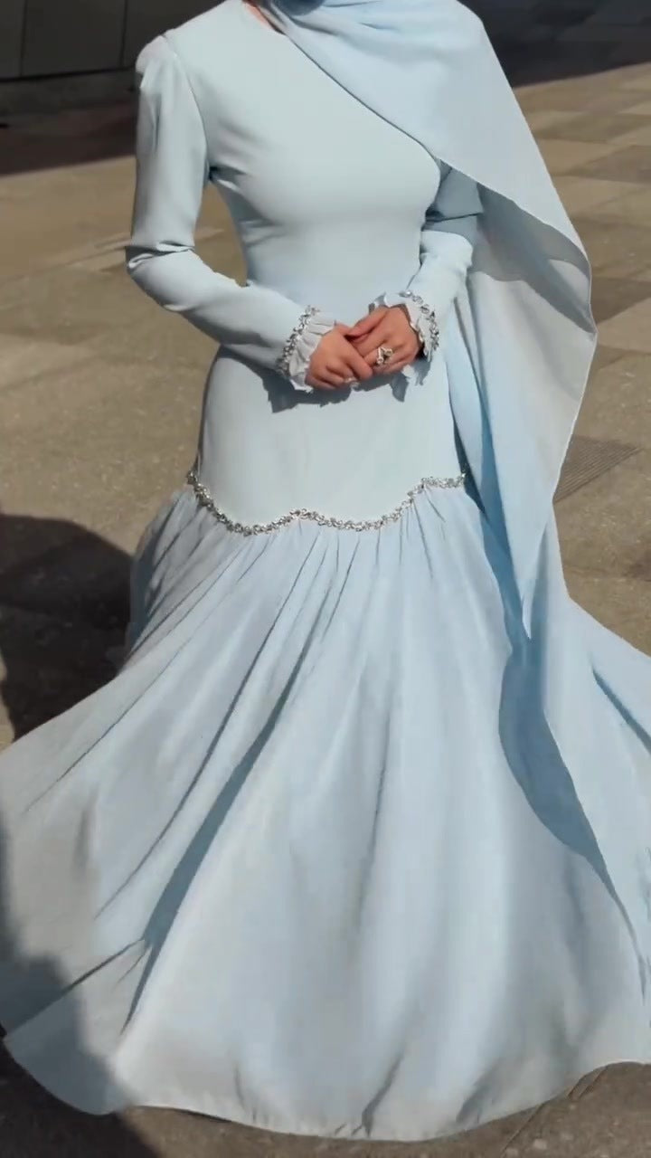 Vintage Elegant Long Sleeve Dress