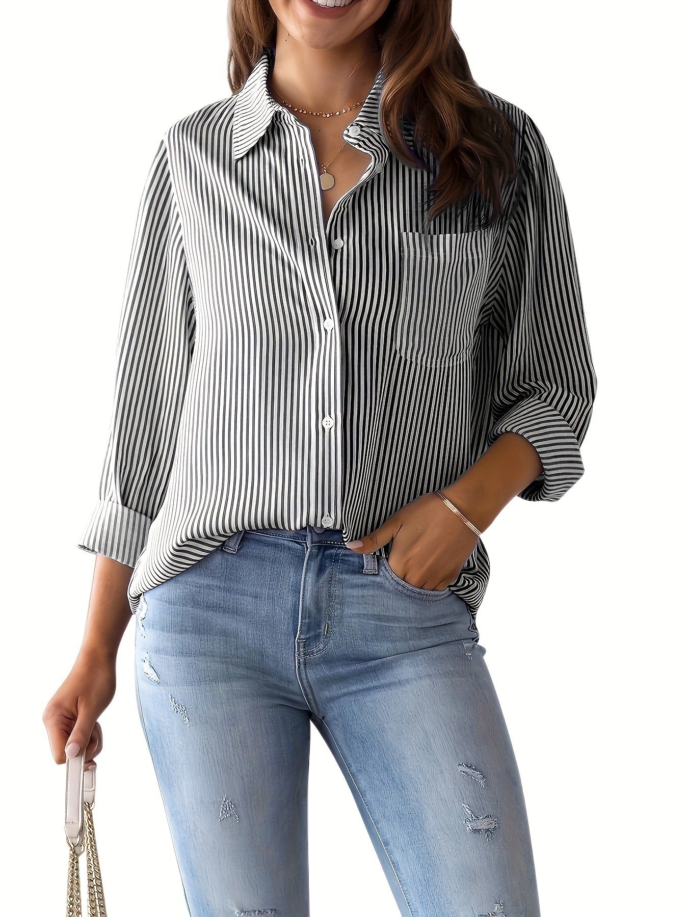 Casual long-sleeve shirt