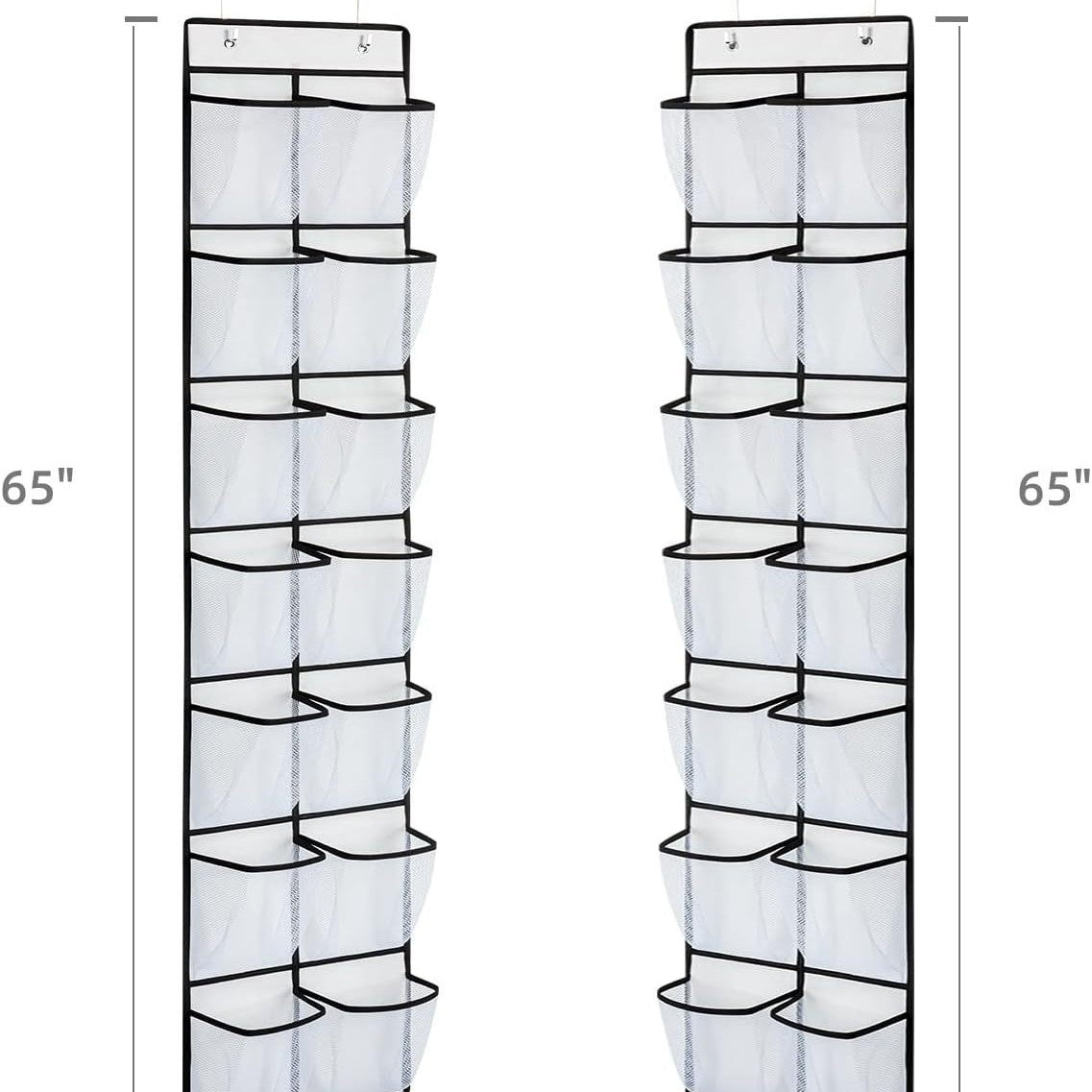Multi Compartment Door Hanging Storage Organizer