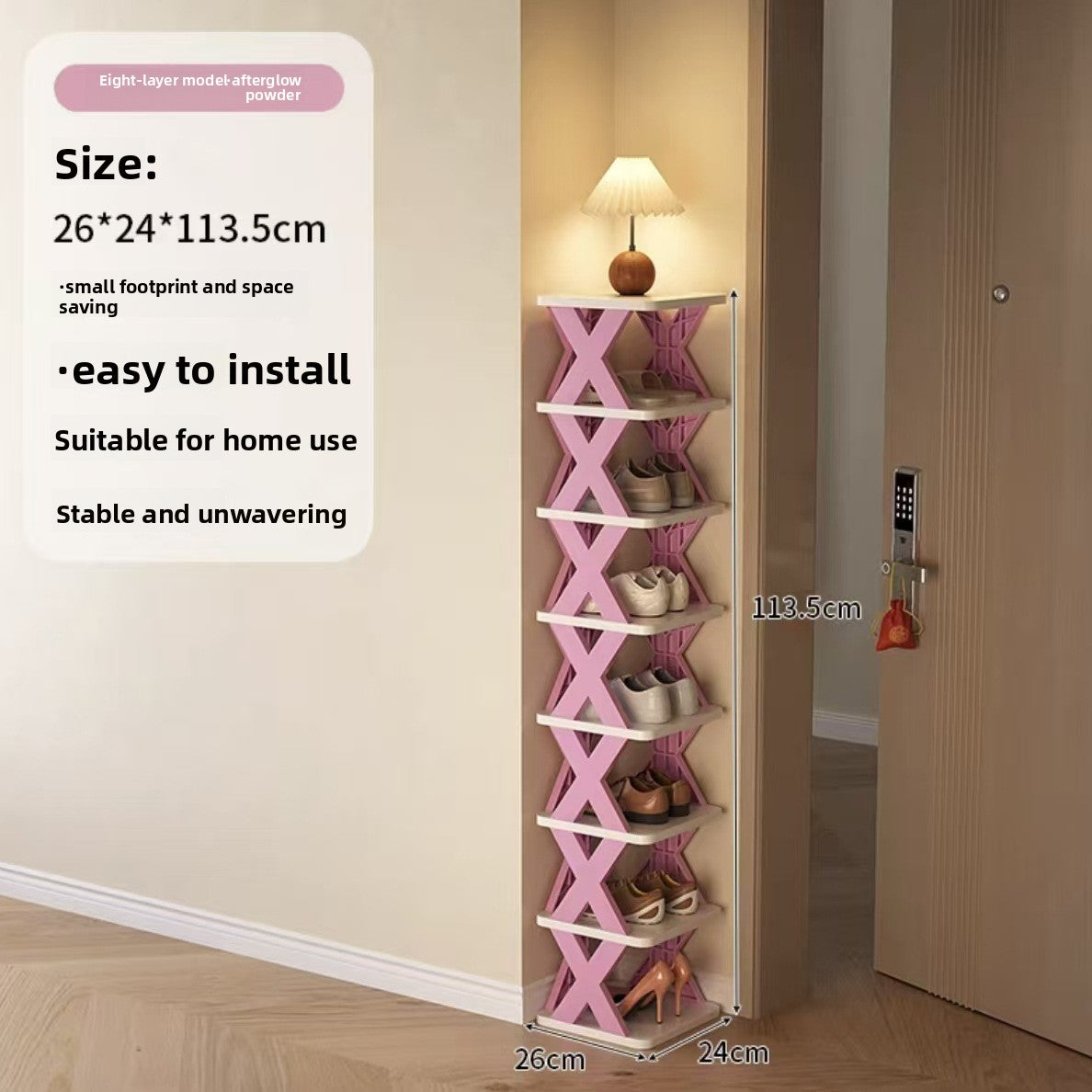 Multilayer Corner Shoe Rack