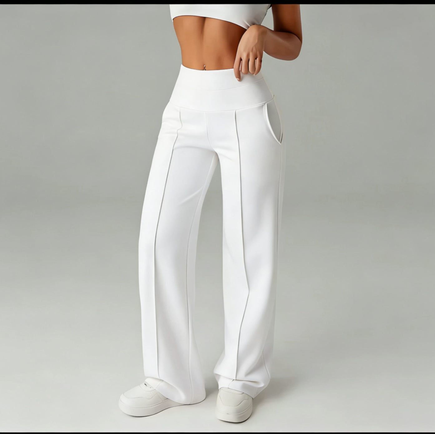 High Waisted Loose Casual Sports Yoga Pants