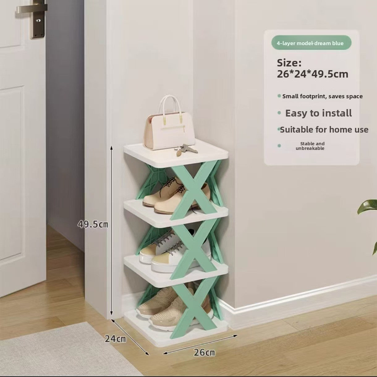 Multilayer Corner Shoe Rack