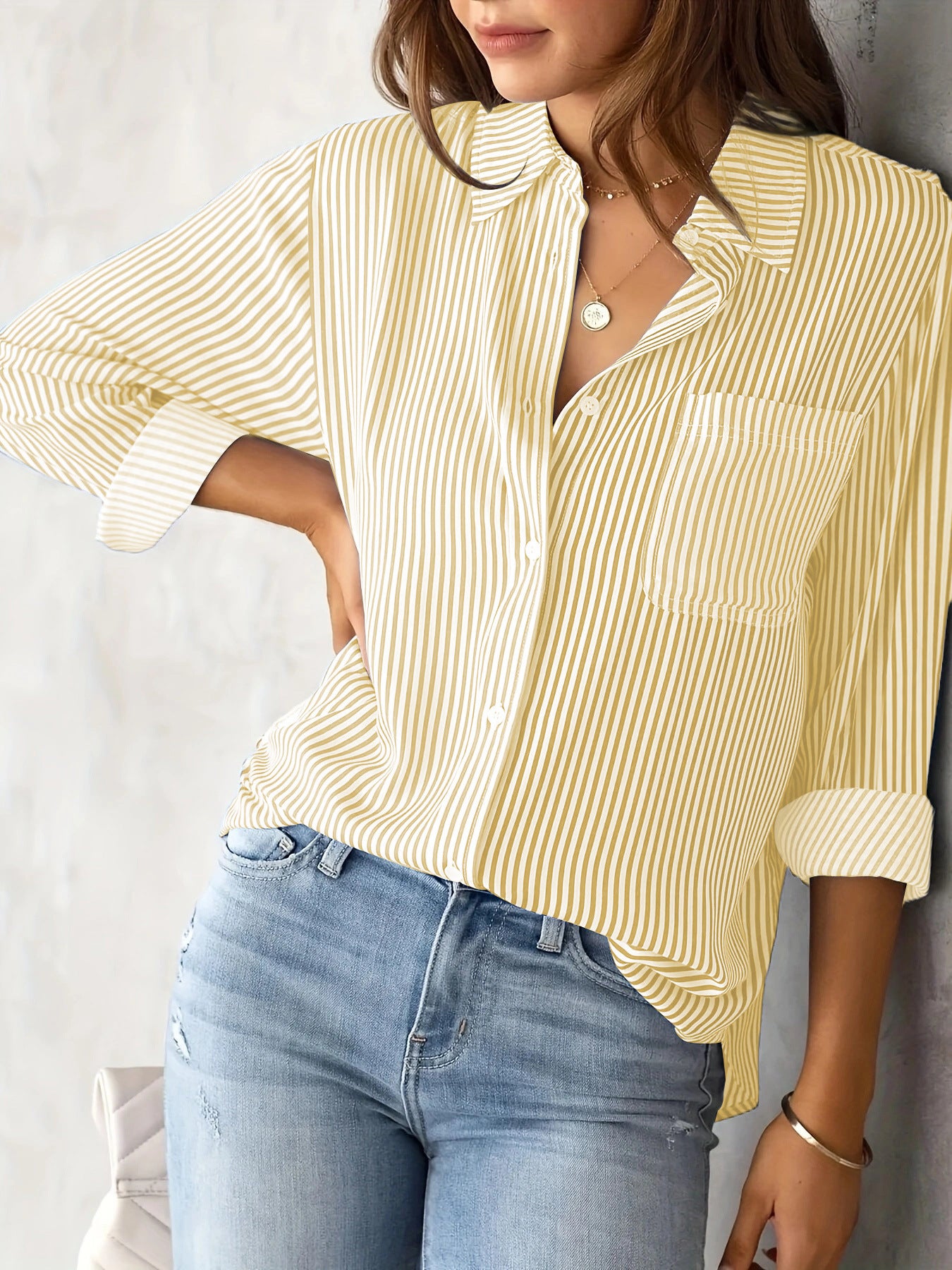 Casual long-sleeve shirt