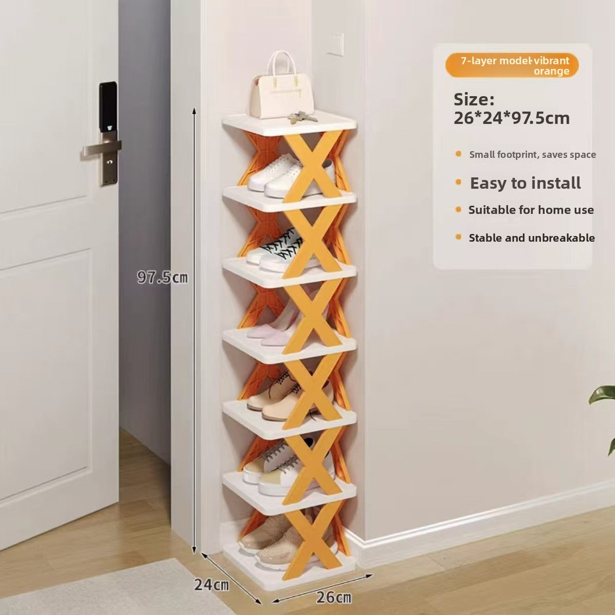 Multilayer Corner Shoe Rack