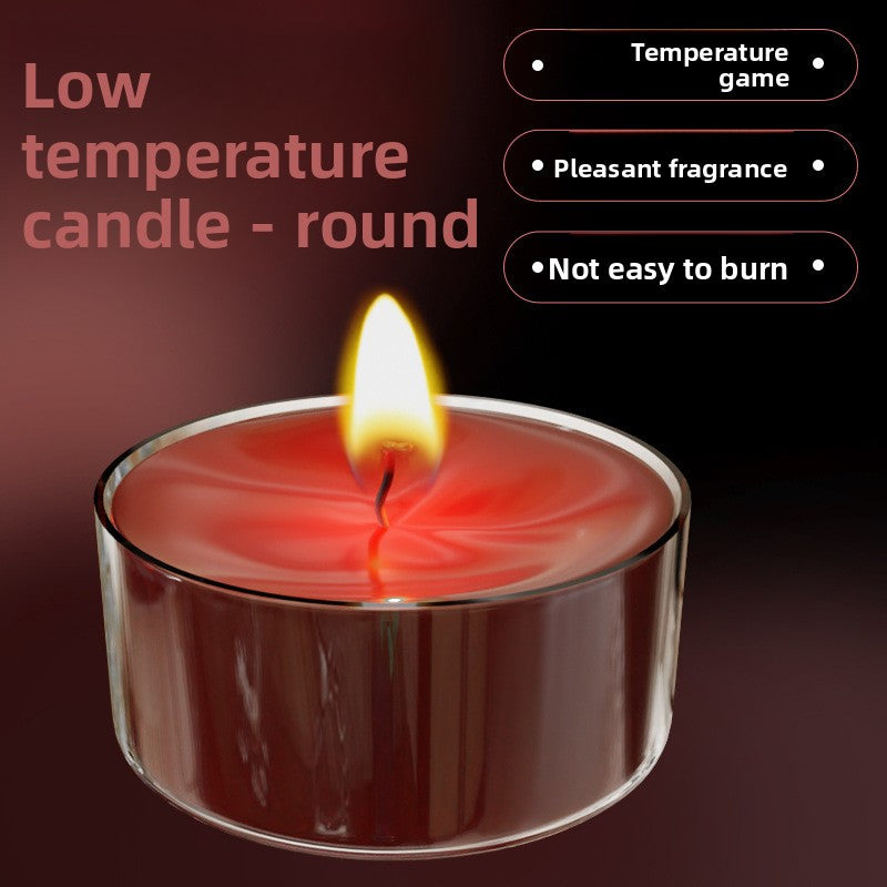 Rose and peony low-temperature candles