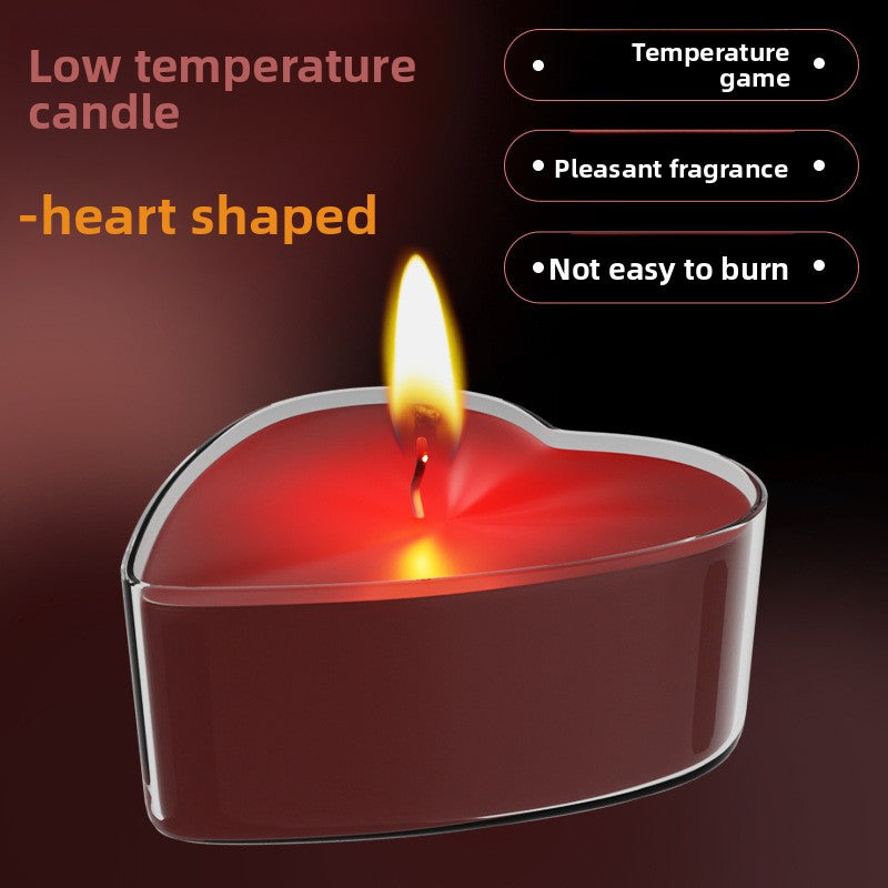 Rose and peony low-temperature candles