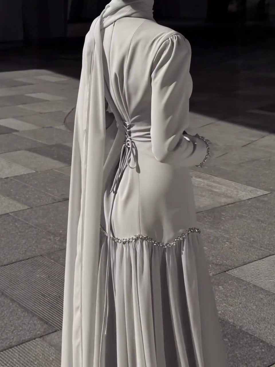 Vintage Elegant Long Sleeve Dress