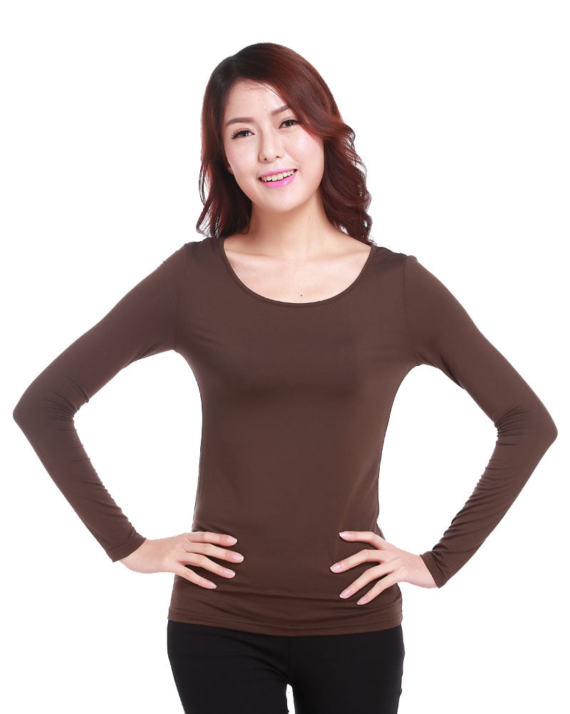 A long-sleeved full-body base layer shirt