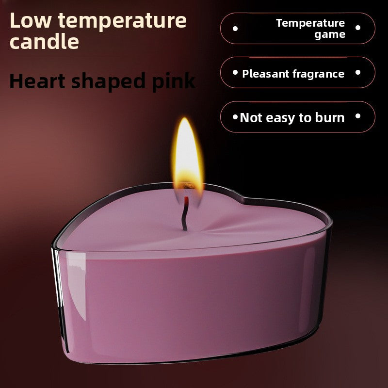 Rose and peony low-temperature candles