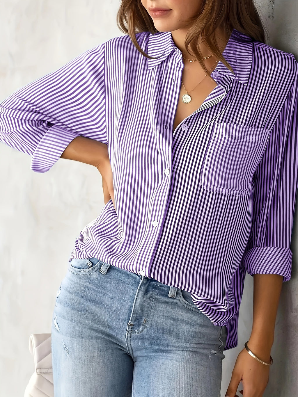Casual long-sleeve shirt