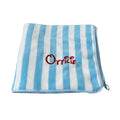 Embroidered Coral Fleece Bath and Beach Towel