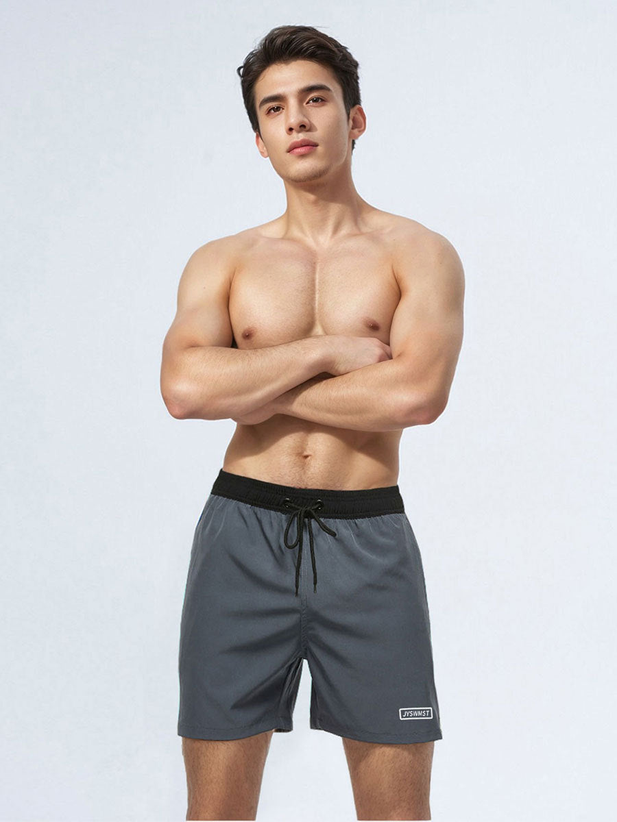 Mens Quick Dry Swim Trunks with Pockets
