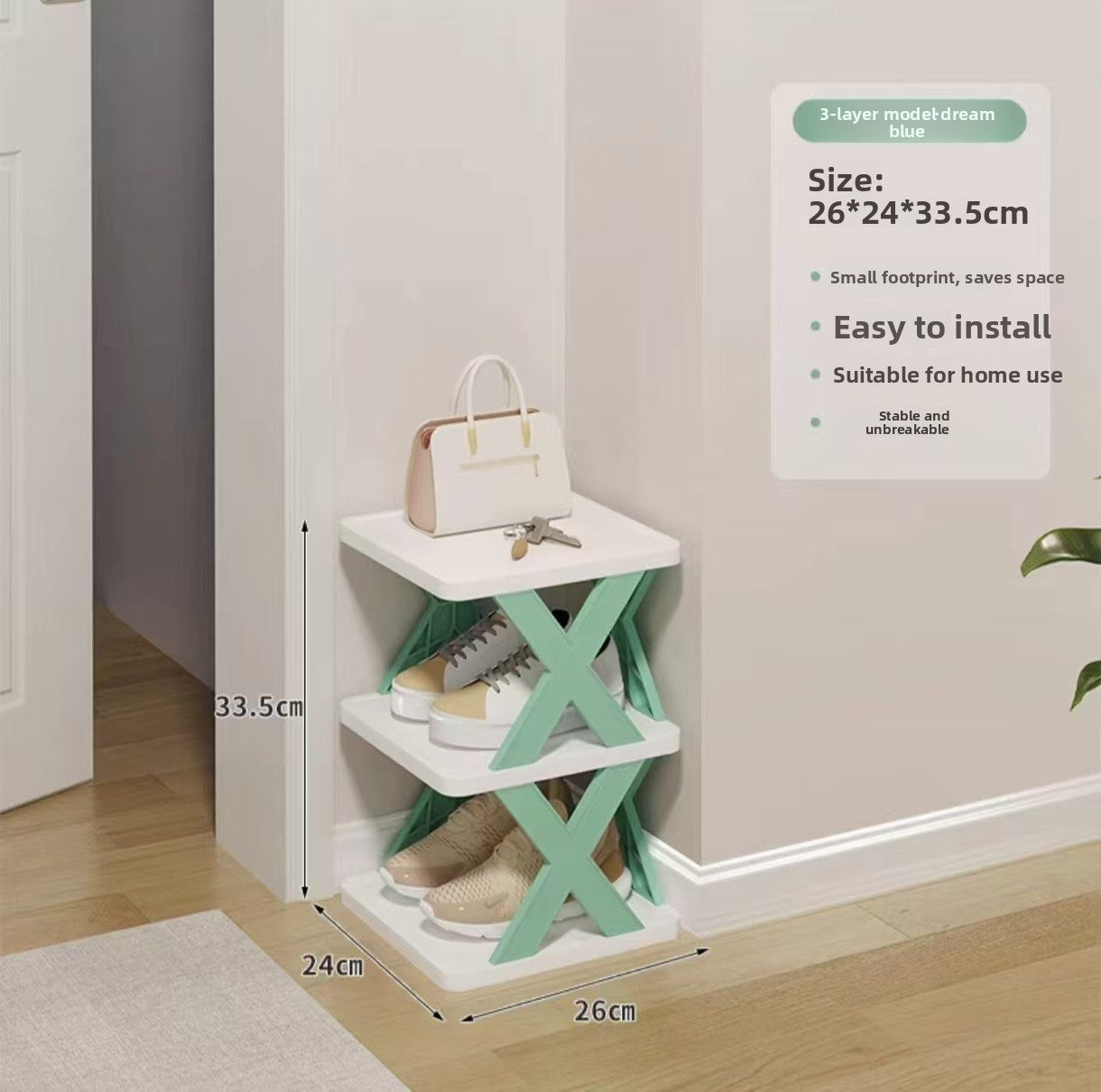 Multilayer Corner Shoe Rack