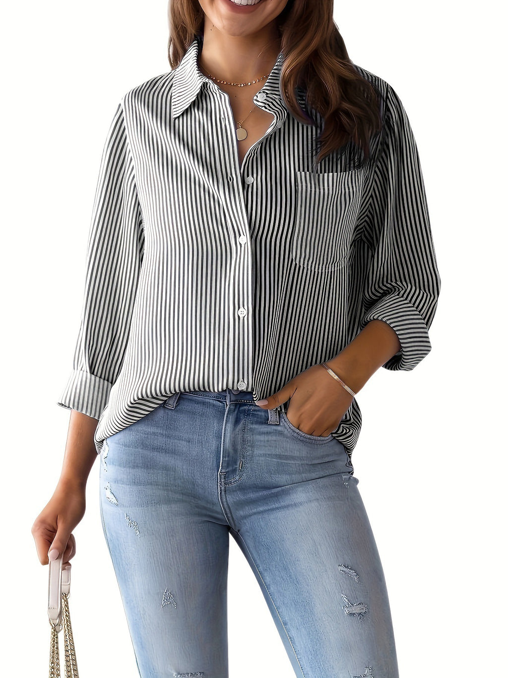 Casual long-sleeve shirt