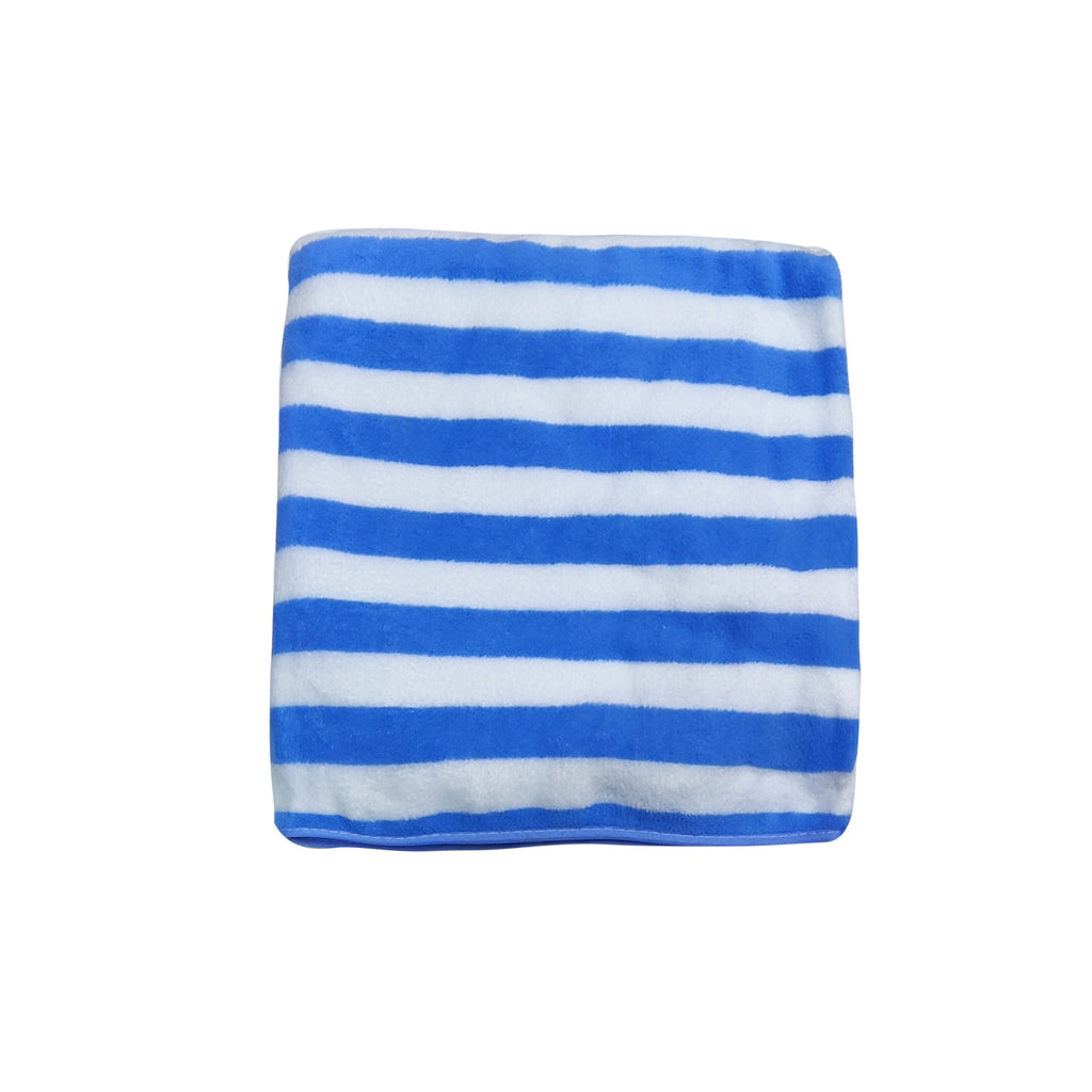 Embroidered Coral Fleece Bath and Beach Towel