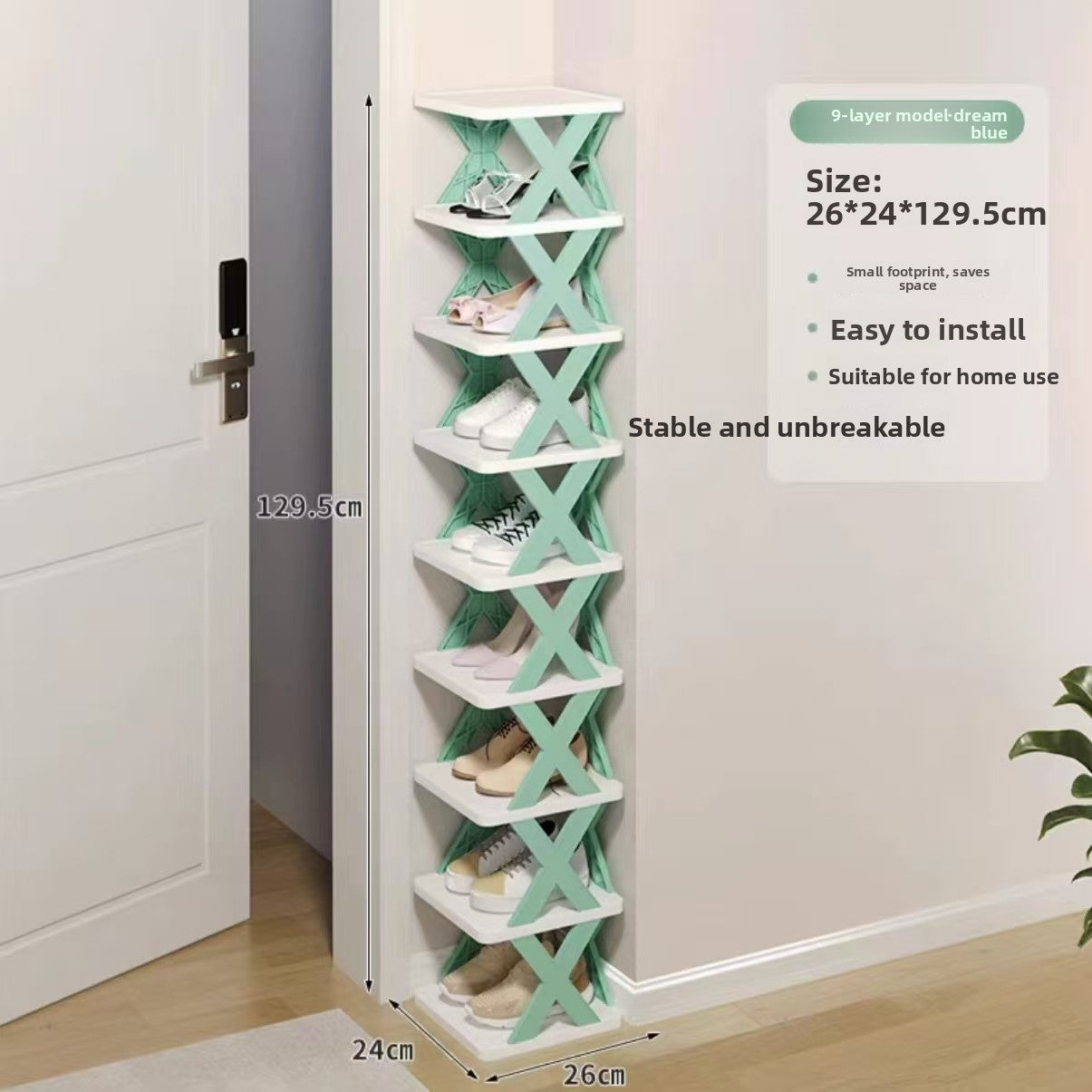 Multilayer Corner Shoe Rack