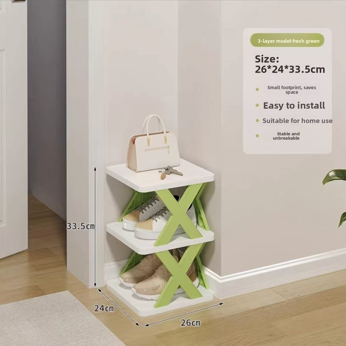 Multilayer Corner Shoe Rack