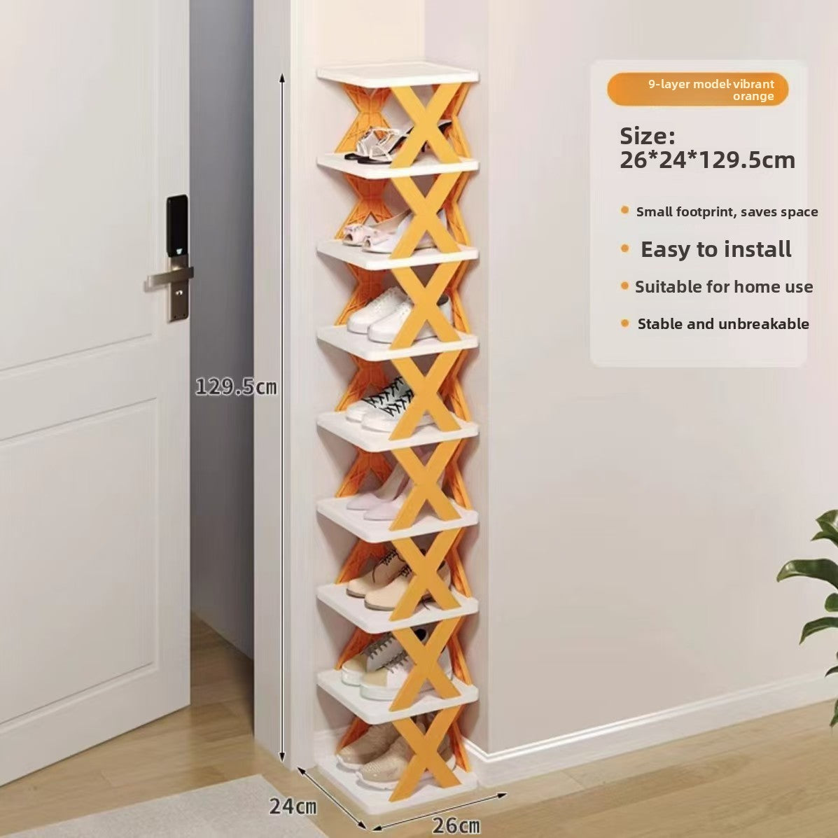 Multilayer Corner Shoe Rack