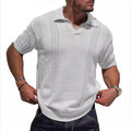 Loose Pure Color Cut Out Men's Tops for Men