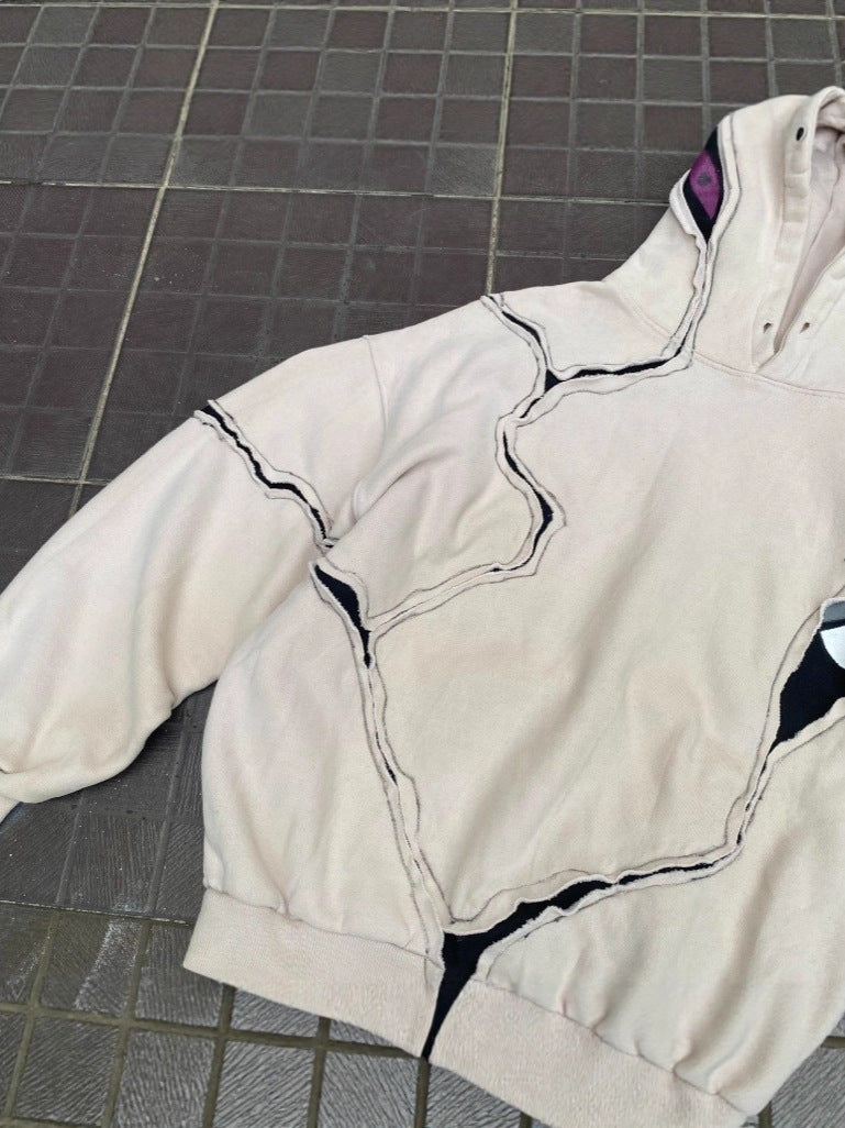 Mens Printed Pullover Hoodie