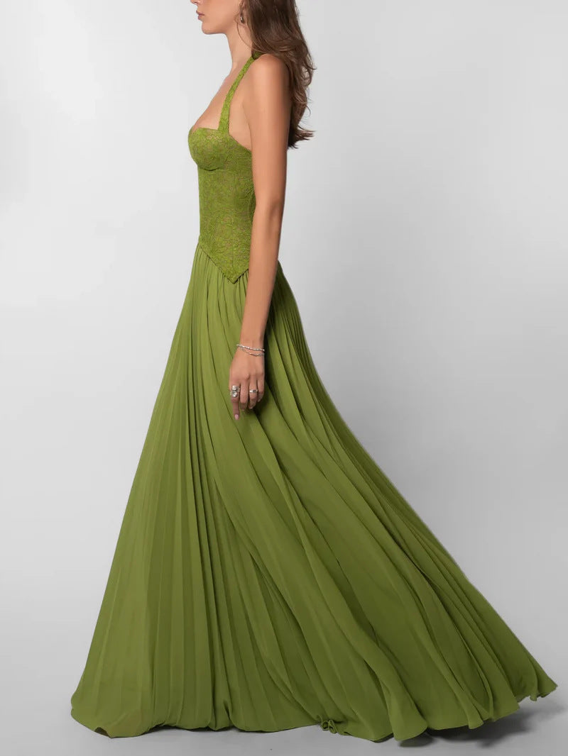 Neck-hanging dress