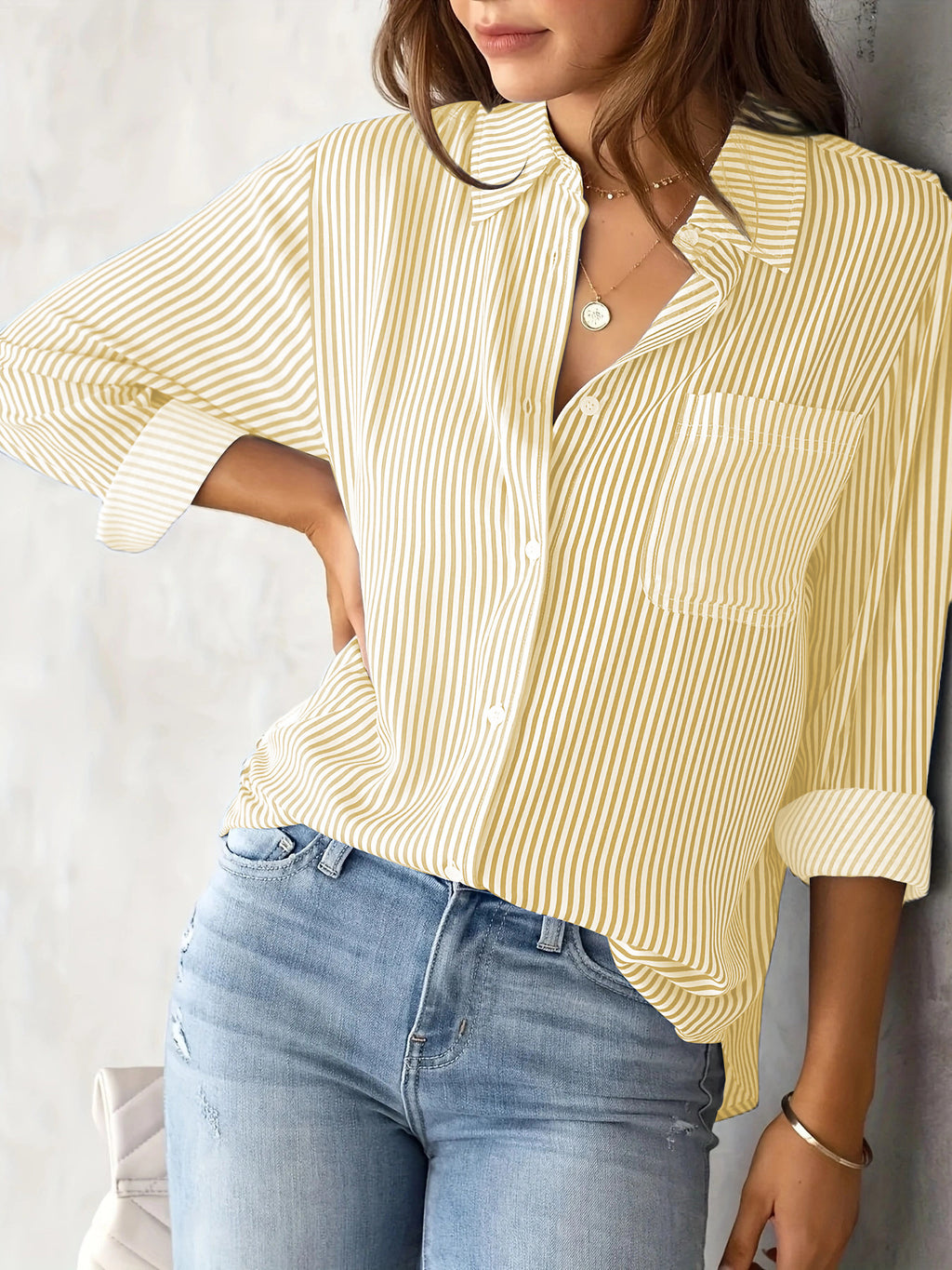 Casual long-sleeve shirt