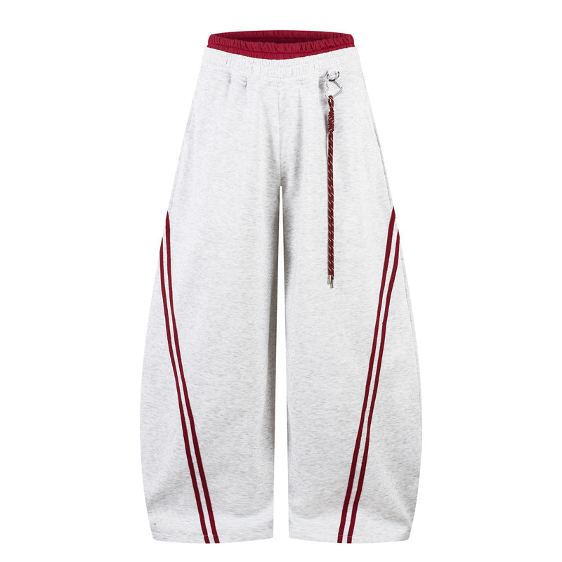 Retro Striped Casual Pants