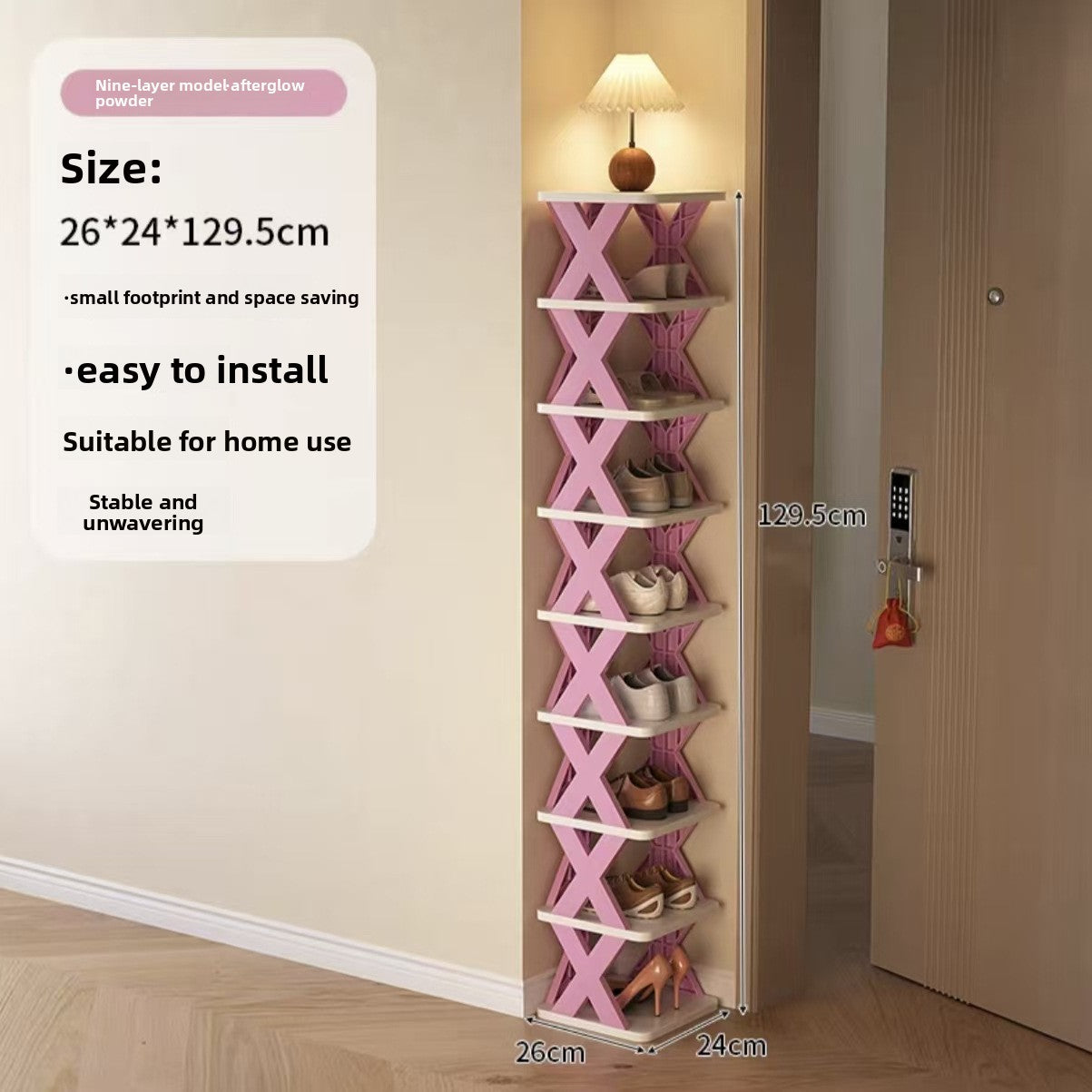 Multilayer Corner Shoe Rack