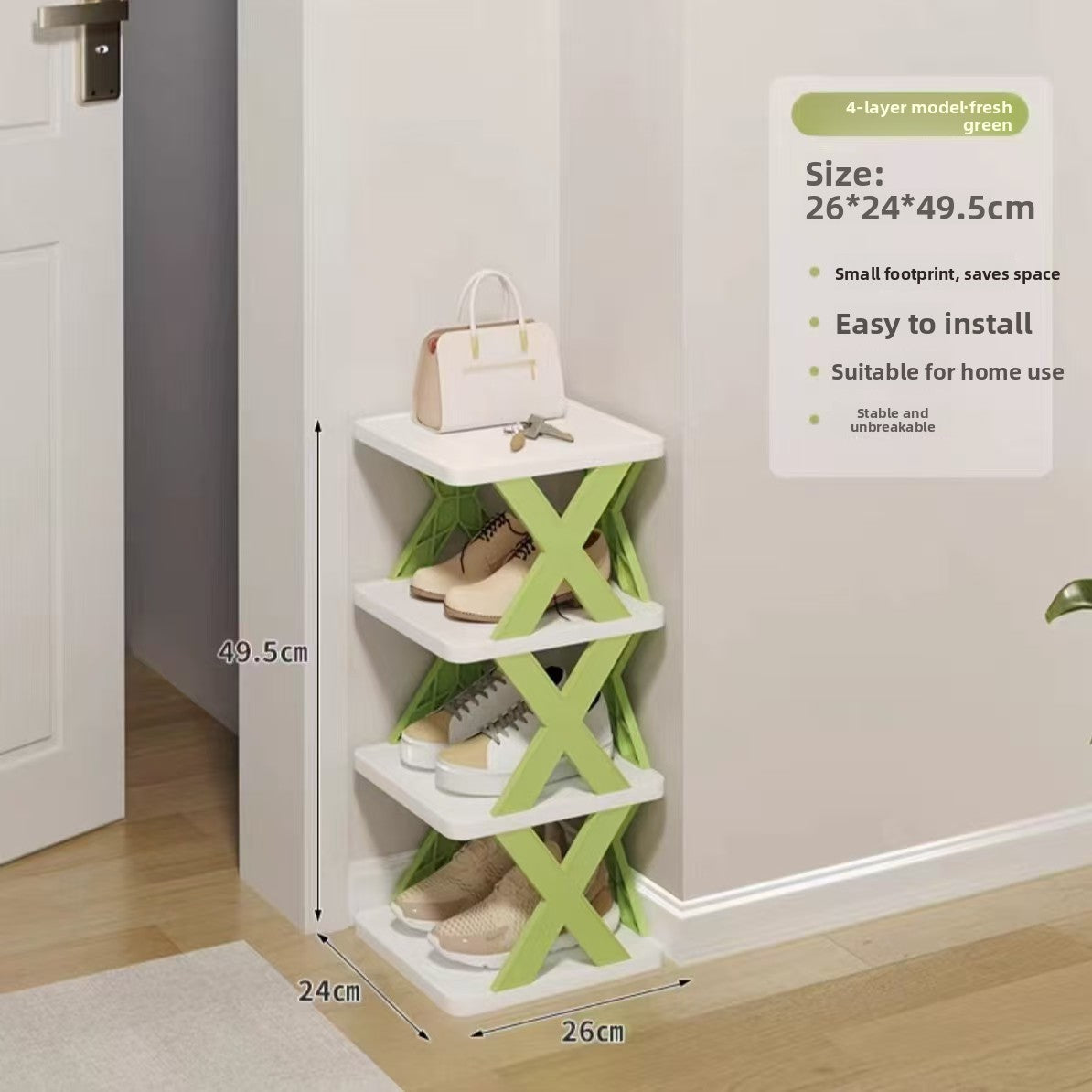 Multilayer Corner Shoe Rack
