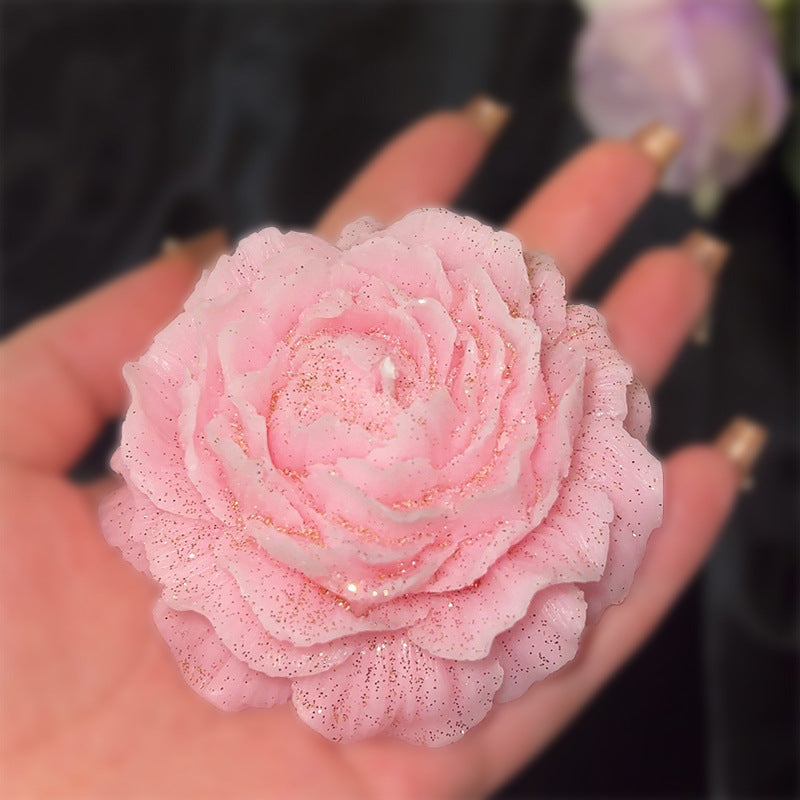 Rose and peony low-temperature candles