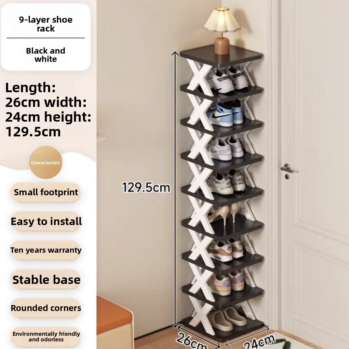 Multilayer Corner Shoe Rack